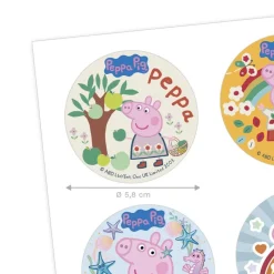 Cerf Dellier Mini disques azyme Peppa Pig (x6)