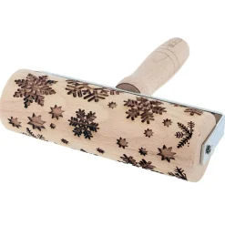 Cerf Dellier Mini rouleau empreintes Flocons de neige