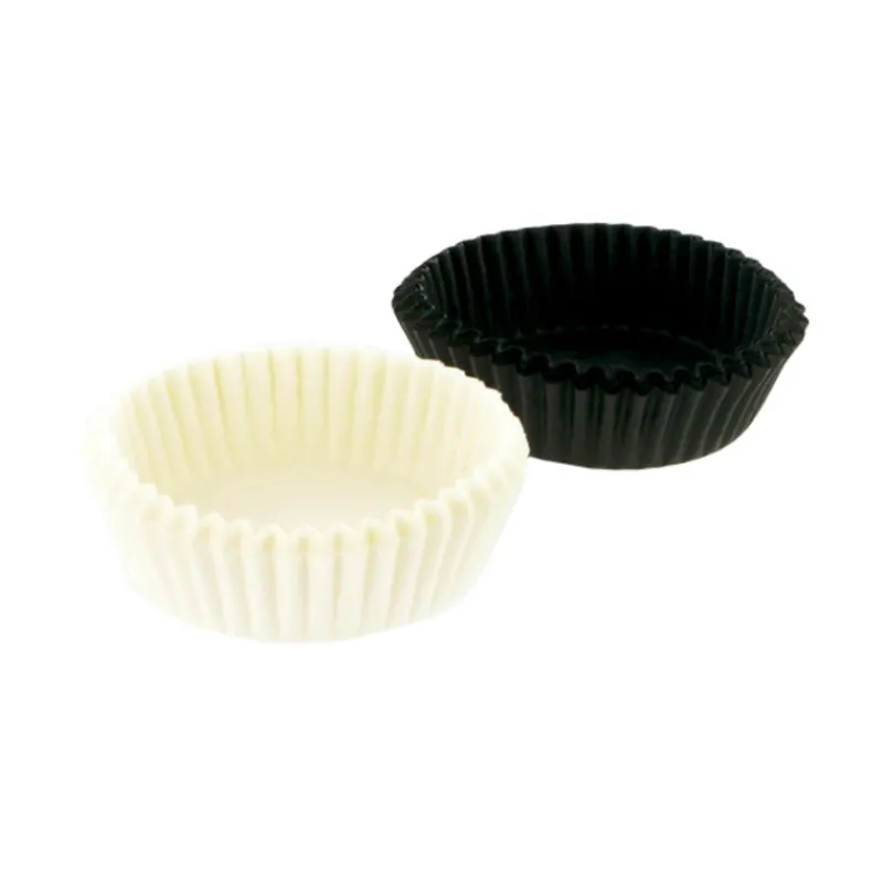 Cerf Dellier Mini-caissettes de cuisson noires et blanches (x80)