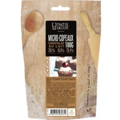 Cerf Dellier Mini-copeaux de chocolat au lait 100 g