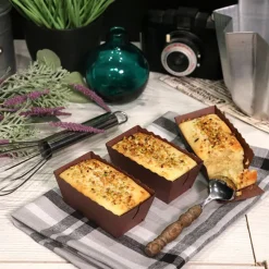 Cerf Dellier Mini-moules à cake jetables (x4)