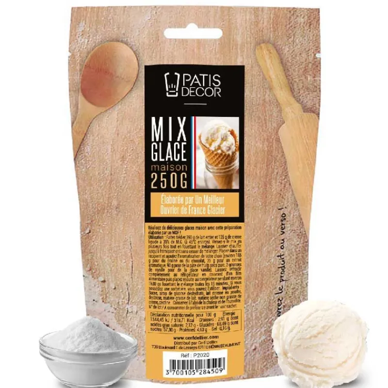 Cerf Dellier Mix glace maison 250 g