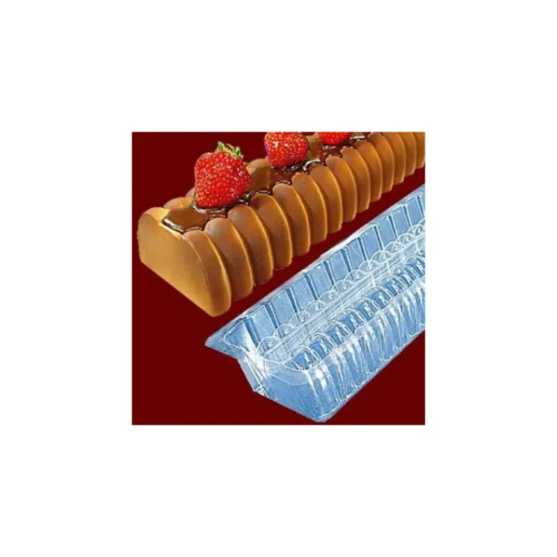 Cerf Dellier Moule à bûche annelé en PVC (x 12)