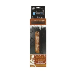 Cerf Dellier Moule à bûche PVC décor "bûche traditionnelle"