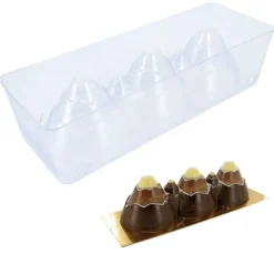 Cerf Dellier Moule à bûche PVC "Glacier"