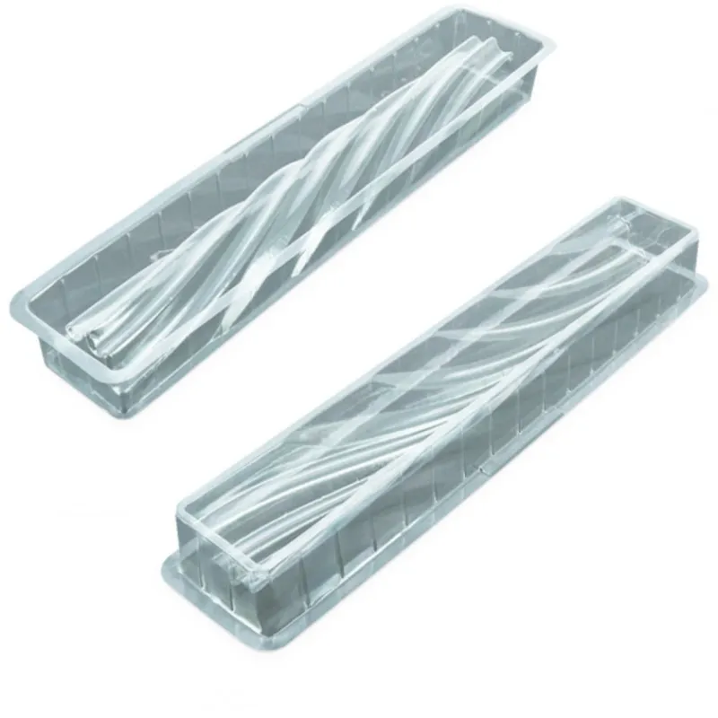 Cerf Dellier Moule à bûche Torsadé (x 12)