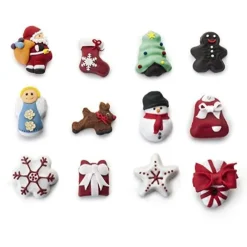 Cerf Dellier Moule à biscuits de Noël assortis anti-adhérent