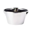 Cerf Dellier Moule à flan avec couvercle inox Ø 16 cm