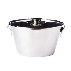 Cerf Dellier Moule à flan avec couvercle inox Ø 16 cm