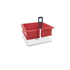 Cerf Dellier Moule à manqué démontable carré silicone base en verre