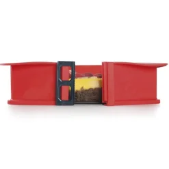 Cerf Dellier Moule à manqué démontable carré silicone base en verre