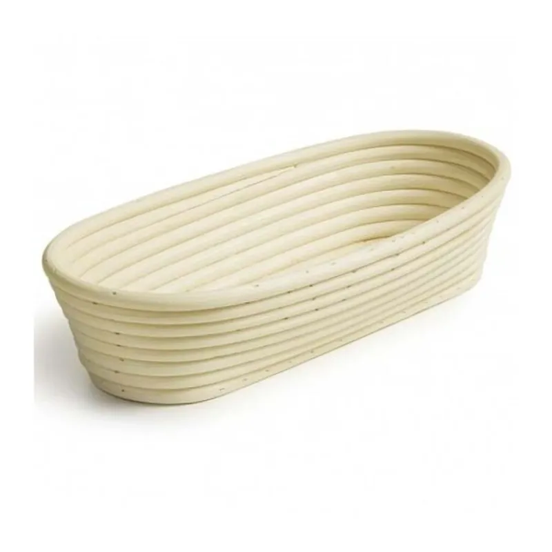 Cerf Dellier Moule à pain ovale en osier 27 x 13 cm