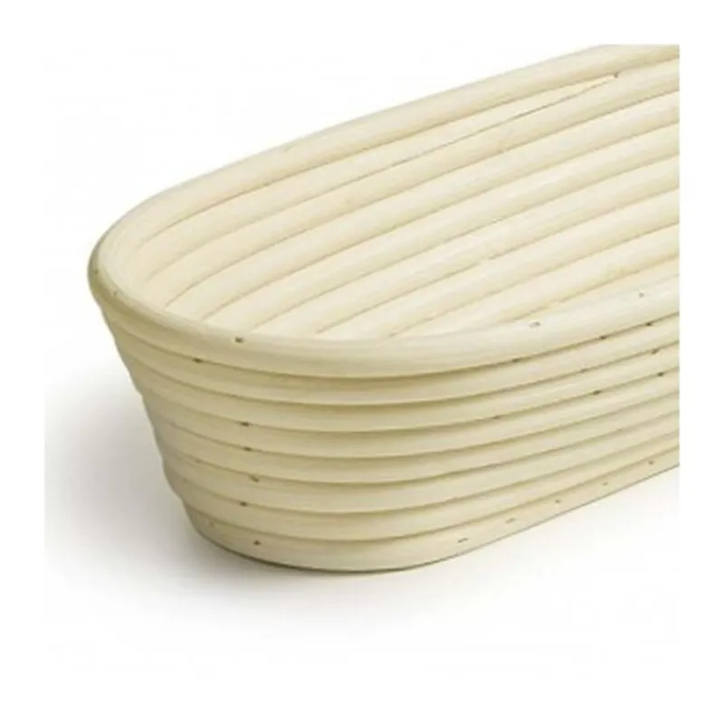 Cerf Dellier Moule à pain ovale en osier 27 x 13 cm