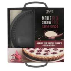 Cerf Dellier Moule à tarte en Silicone Ø 24 cm