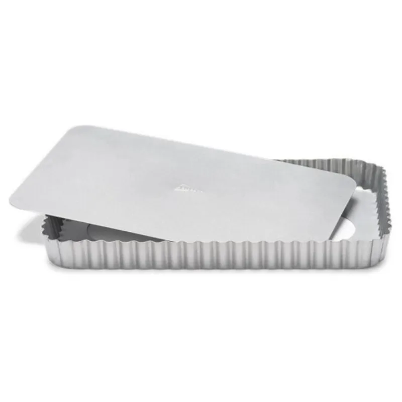Cerf Dellier Moule à tarte rectangulaire antiadhésif avec fond amovible