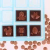 Cerf Dellier Moule carrés chocolat napolitains Pâques