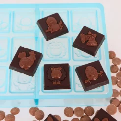 Cerf Dellier Moule carrés chocolat napolitains Pâques