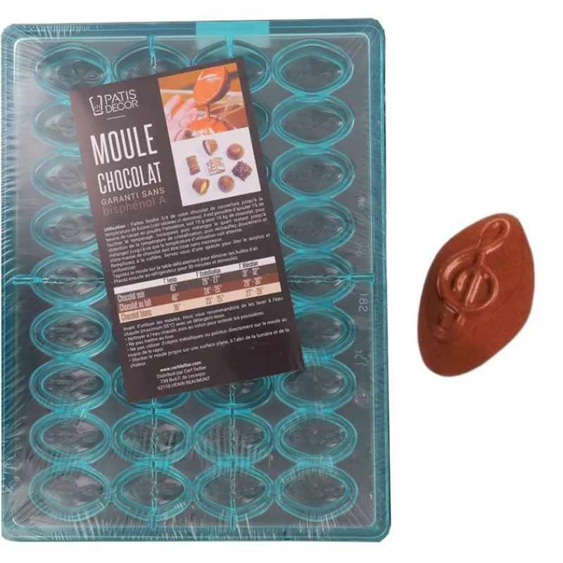 Cerf Dellier Moule Chocolat Bonbons Clé de Sol