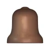 Cerf Dellier Moule chocolat cloches 6 cm