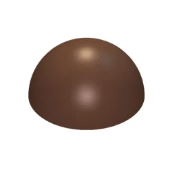 Cerf Dellier Moule chocolat demi sphère lisse