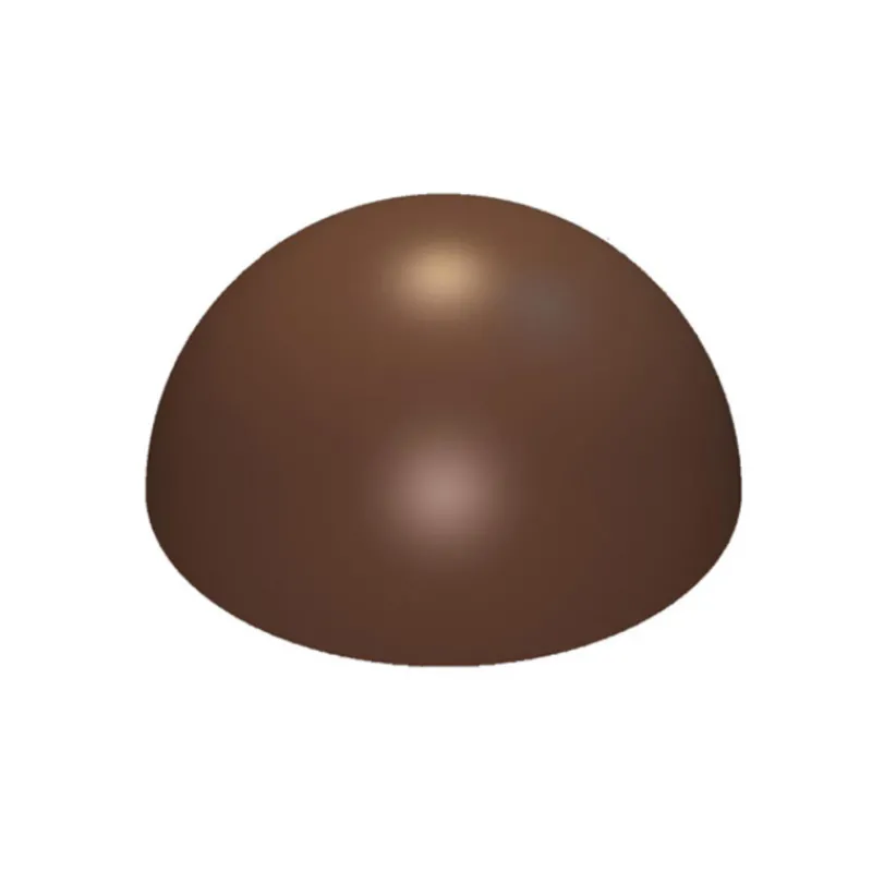 Cerf Dellier Moule chocolat demi sphère lisse