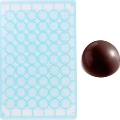 Cerf Dellier Moule chocolat demi-sphères 21 mm