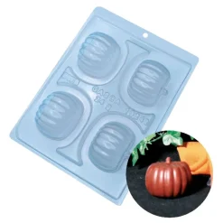 Cerf Dellier Moule chocolat en 3 parties petites citrouilles