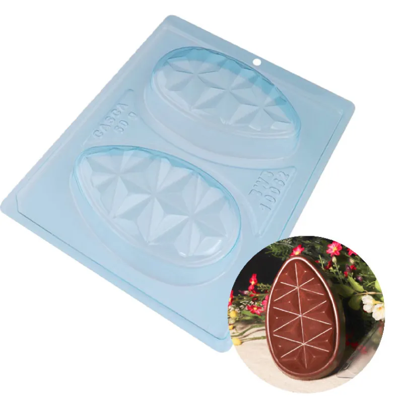 Cerf Dellier Moule chocolat en 3 parties oeufs origami