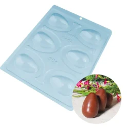 Cerf Dellier Moule chocolat en 3 parties Œufs lisses