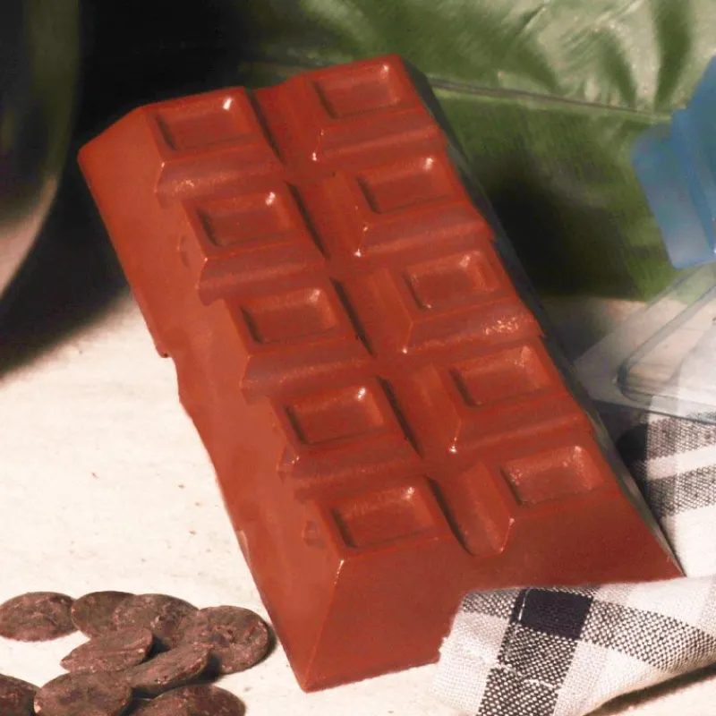 Cerf Dellier Moule chocolat en 3 parties grande tablette