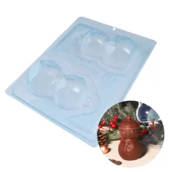 Cerf Dellier Moule chocolat en 3 parties Bonhomme de neige Noël Patisdécor