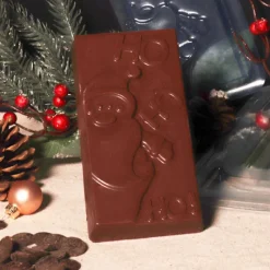 Cerf Dellier Moule chocolat en 3 parties Tablette père Noël Patisdécor