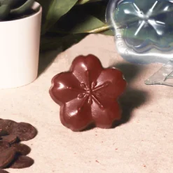 Cerf Dellier Moule chocolat en 3 parties fleurs de cerisier