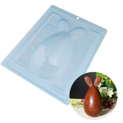 Cerf Dellier Moule chocolat en 3 parties Oeuf lapin