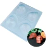Cerf Dellier Moule chocolat en 3 parties petits crânes