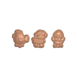 Cerf Dellier Moule chocolat formes de Pâques assorties