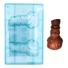 Cerf Dellier Moule chocolat grand bonhomme de neige