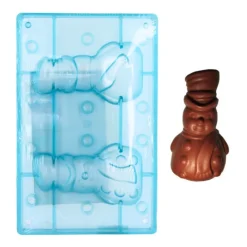 Cerf Dellier Moule chocolat grand bonhomme de neige