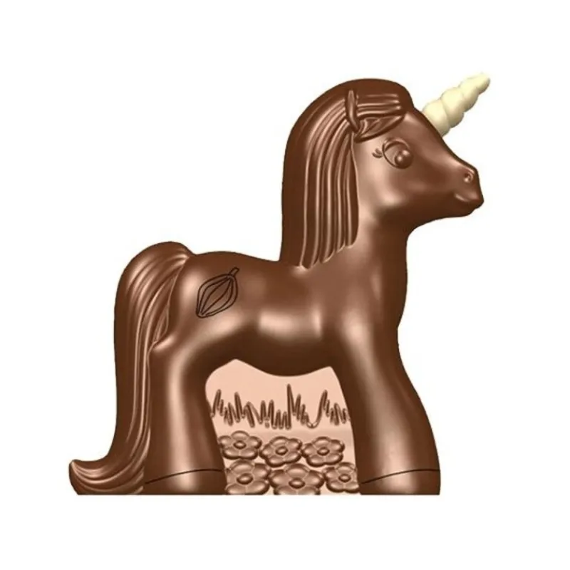 Cerf Dellier Moule chocolat licorne