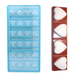 Cerf Dellier Moule chocolats cœurs st valentin