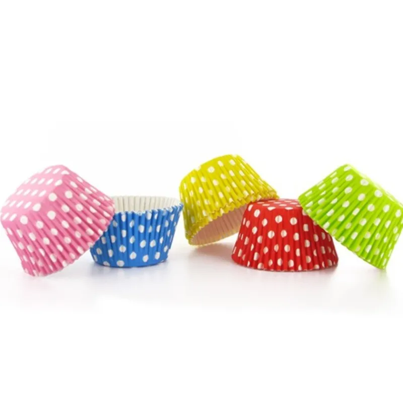 Cerf Dellier Moule muffins carton à pois Optima (x120)