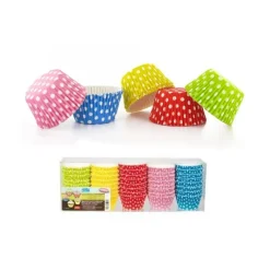 Cerf Dellier Moule muffins carton à pois Optima (x120)