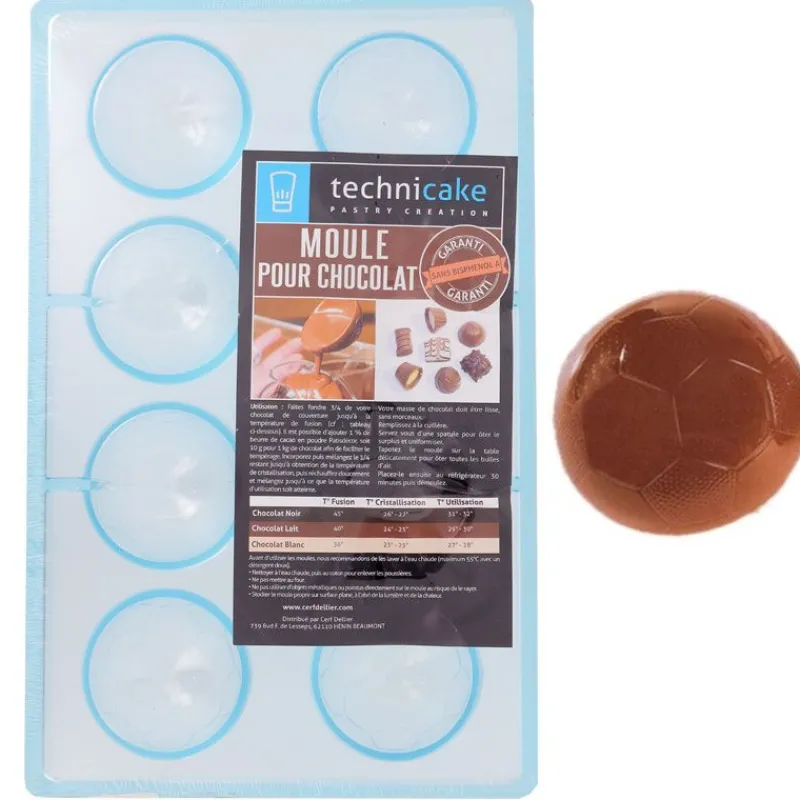 Cerf Dellier Moule petits ballons de foot 5 cm