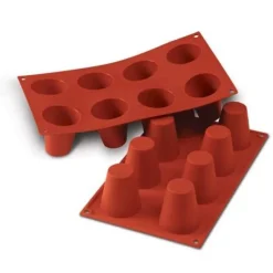 Cerf Dellier Moule silicone 8 babas 5,5 cm