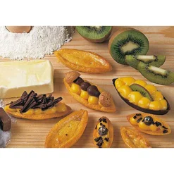 Cerf Dellier Moule silicone 12 barquettes moyennes