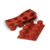 Cerf Dellier Moule silicone 8 bavarois 57x57 mm