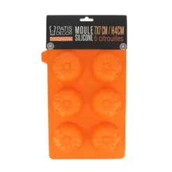 Cerf Dellier Moule silicone 6 citrouilles 3D