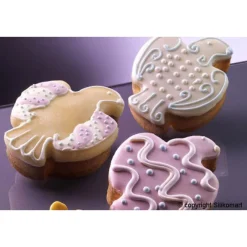 Cerf Dellier Moule silicone 6 colombes