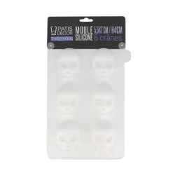 Cerf Dellier Moule silicone 6 crânes 3D
