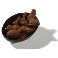 Cerf Dellier Moule silicone 5 demi oeufs 10 cm
